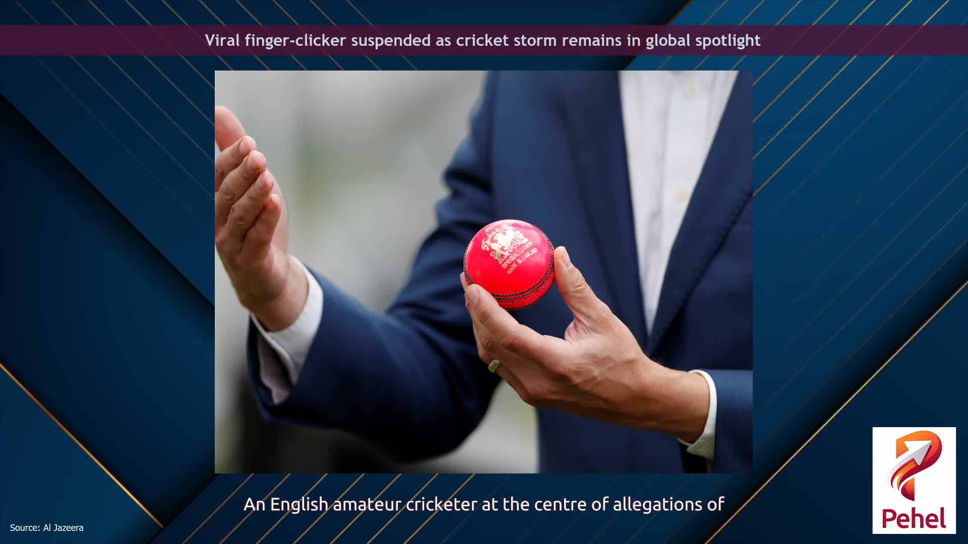 Viral finger-clicker suspended as cricket storm remains in global spotlight