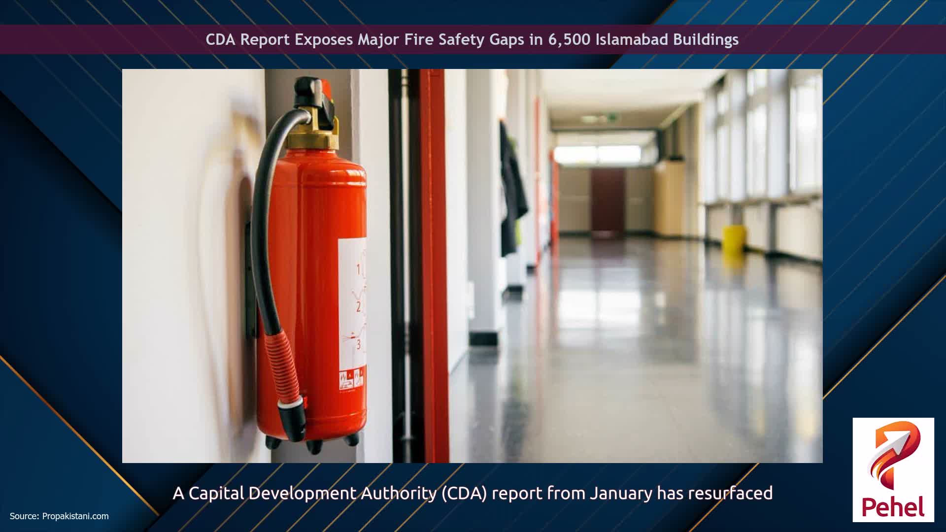 CDA Report Exposes Major Fire Safety Gaps in 6,500 Islamabad Buildings