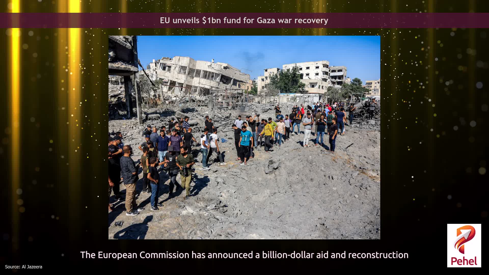EU unveils $1bn fund for Gaza war recovery