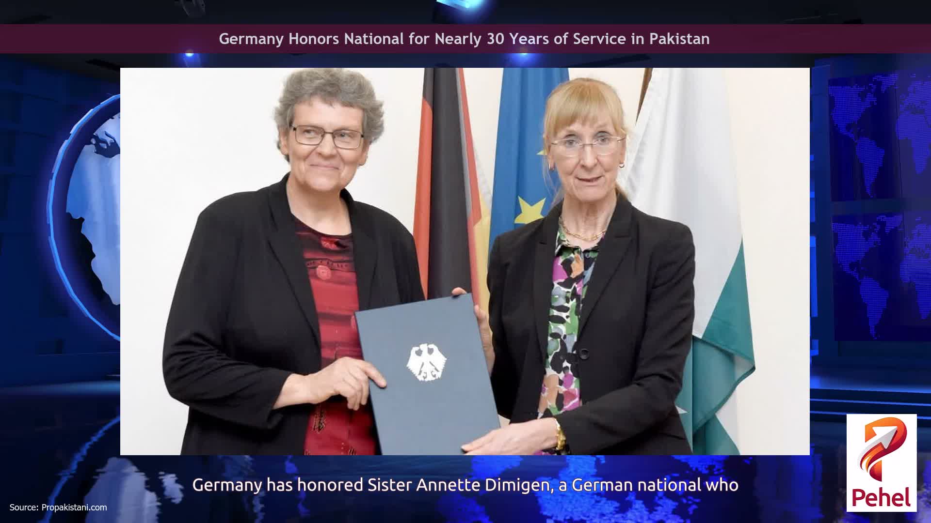 Germany Honors National for Nearly 30 Years of Service in Pakistan
