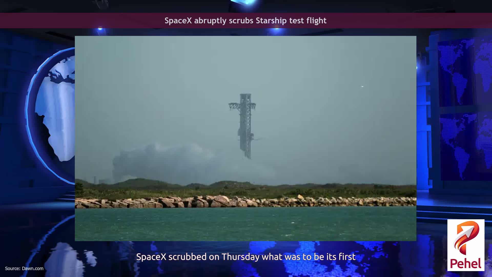 SpaceX abruptly scrubs Starship test flight