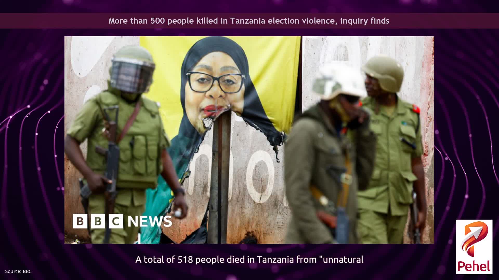 More than 500 people killed in Tanzania election violence, inquiry finds
