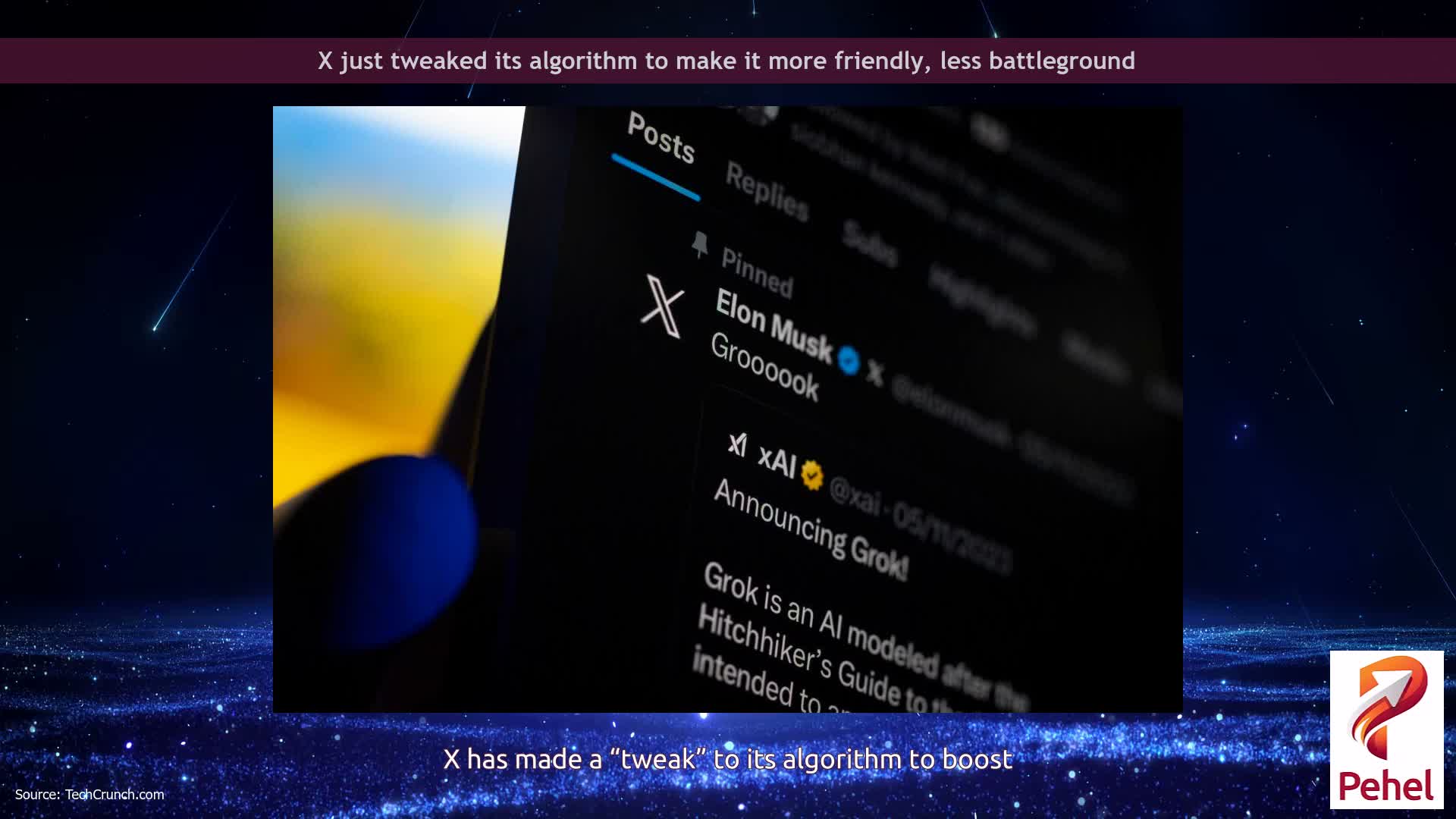 X just tweaked its algorithm to make it more friendly, less battleground