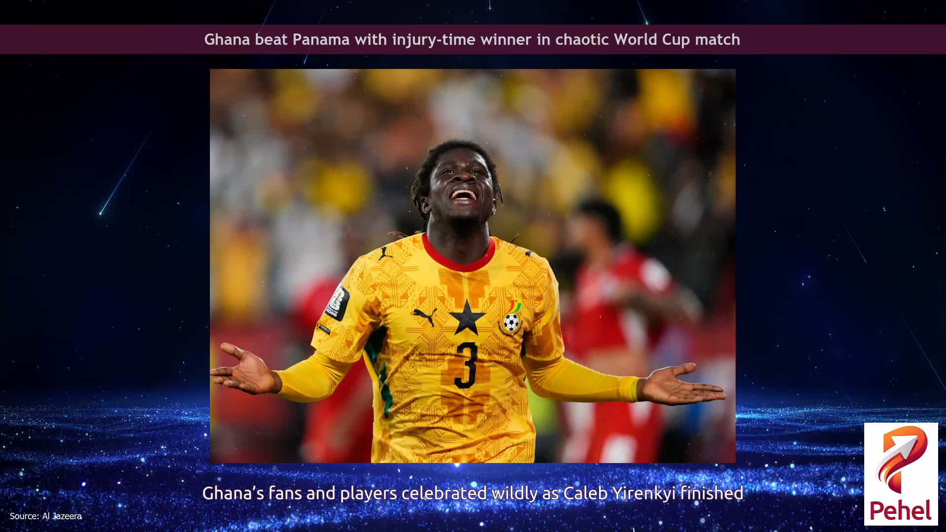 Ghana beat Panama with injury-time winner in chaotic World Cup match