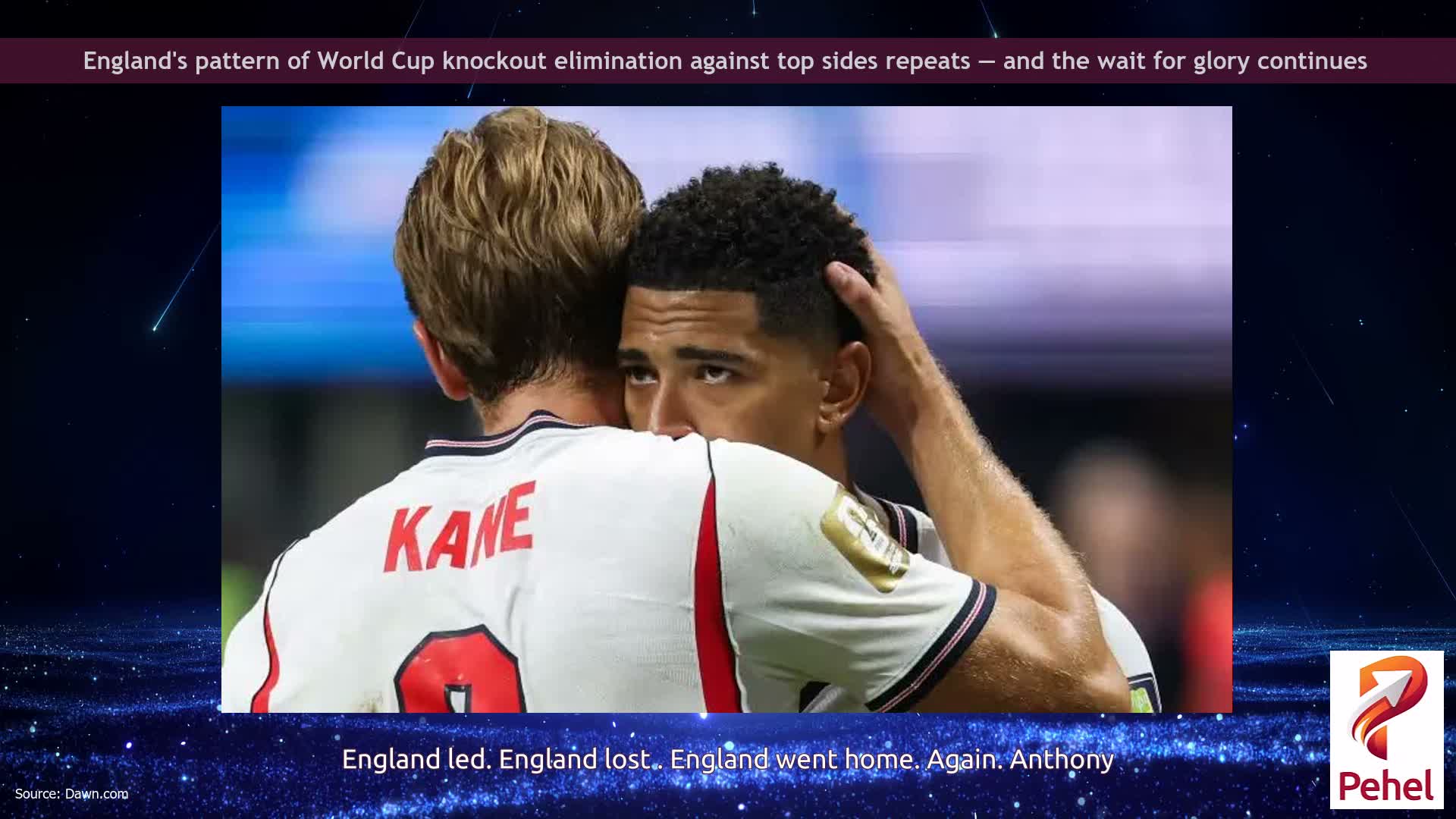 England's pattern of World Cup knockout elimination against top sides repeats — and the wait for glory continues