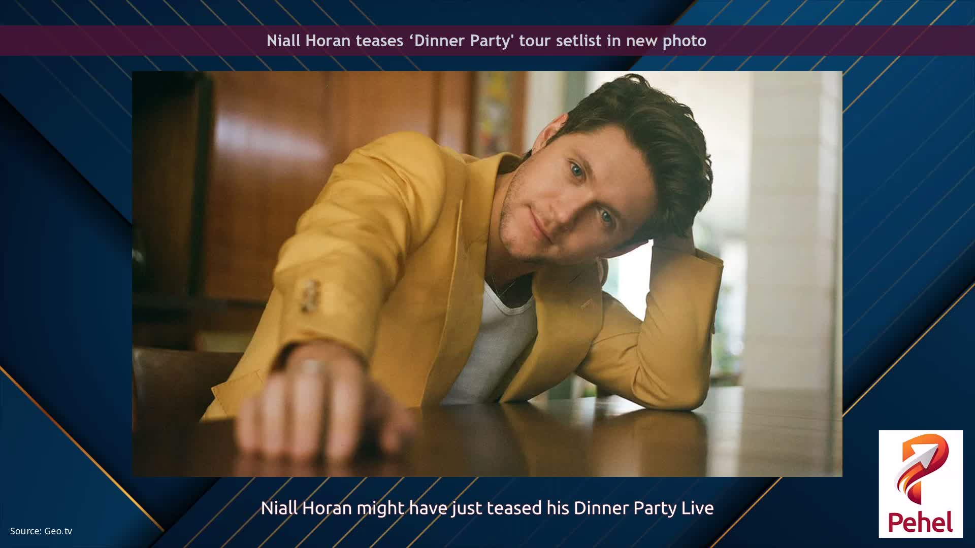 Niall Horan teases ‘Dinner Party' tour setlist in new photo