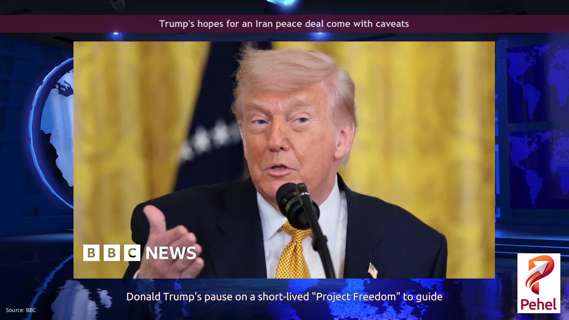 Trump's hopes for an Iran peace deal come with caveats