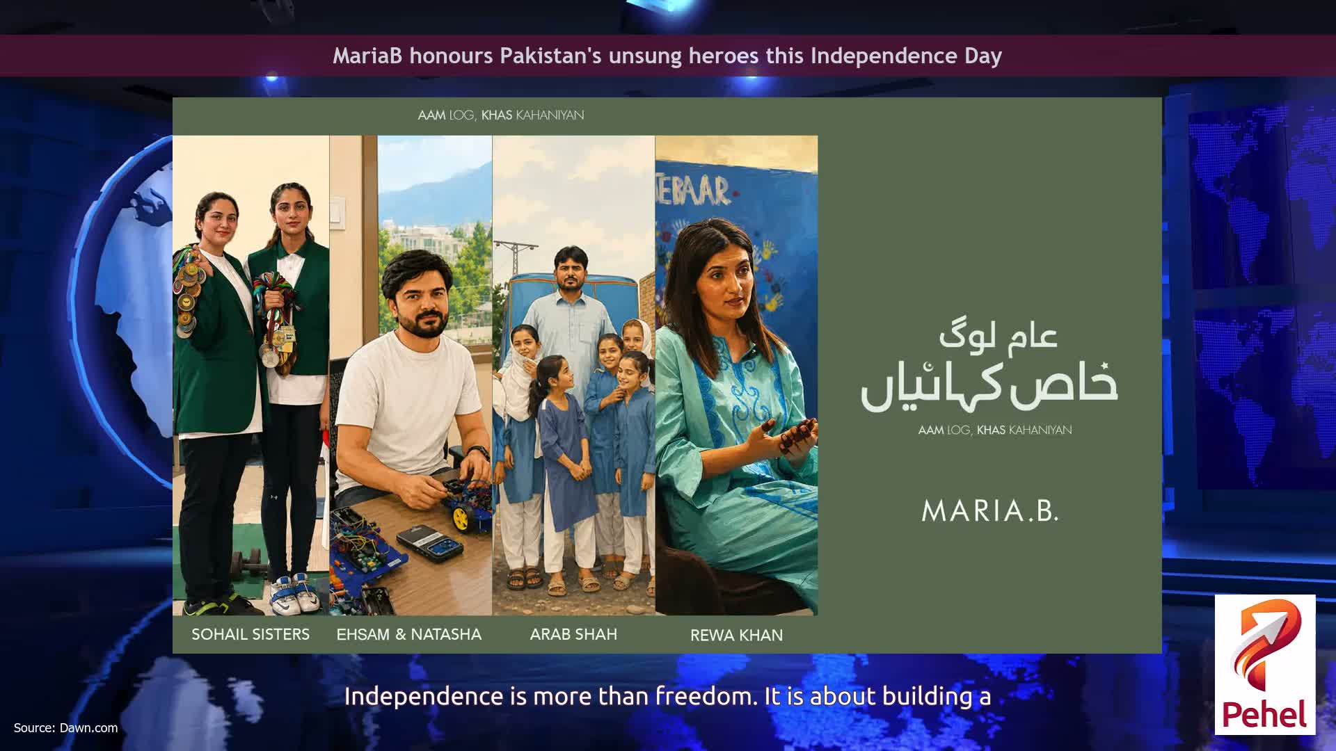 MariaB honours Pakistan's unsung heroes this Independence Day