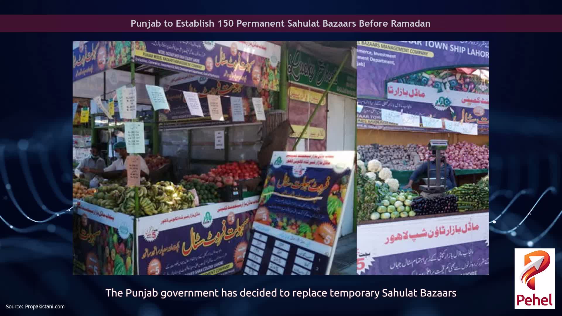 Punjab to Establish 150 Permanent Sahulat Bazaars Before Ramadan