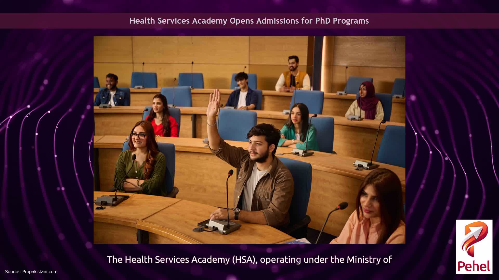 Health Services Academy Opens Admissions for PhD Programs