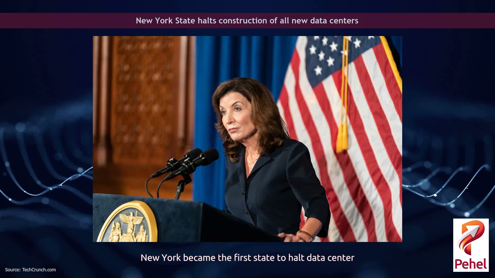 New York State halts construction of all new data centers