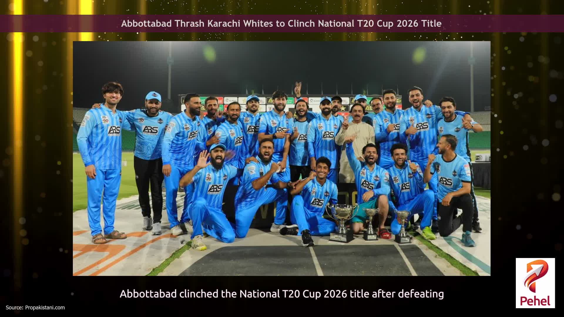 Abbottabad Thrash Karachi Whites to Clinch National T20 Cup 2026 Title