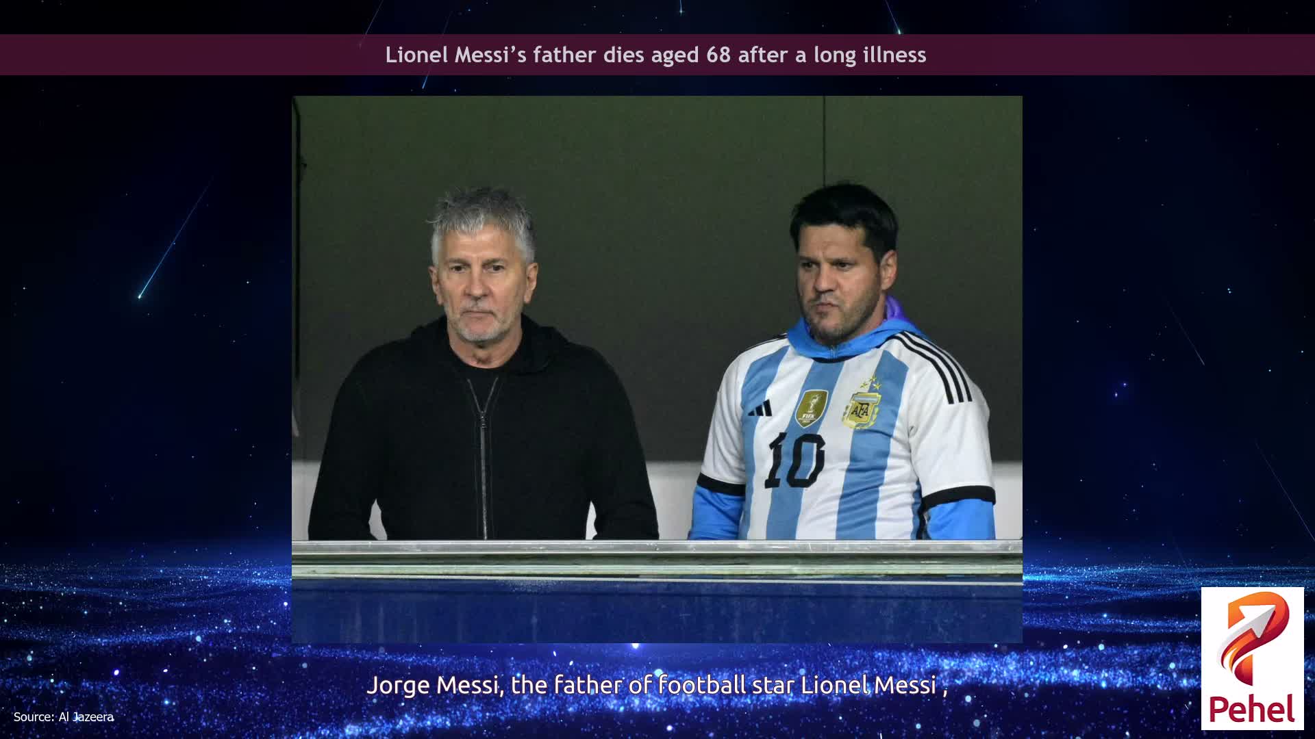 Lionel Messi’s father dies aged 68 after a long illness