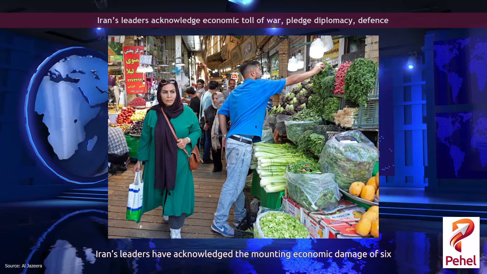 Iran’s leaders acknowledge economic toll of war, pledge diplomacy, defence