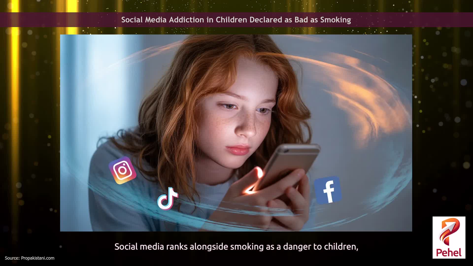 Social Media Addiction in Children Declared as Bad as Smoking