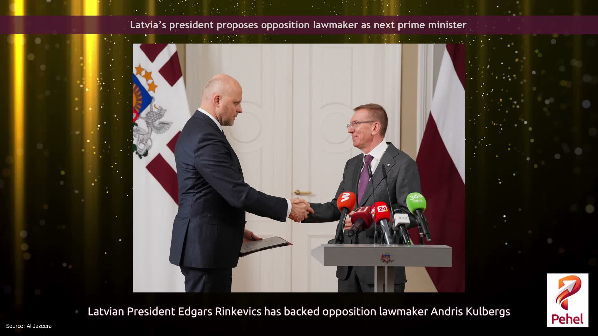 Latvia’s president proposes opposition lawmaker as next prime minister
