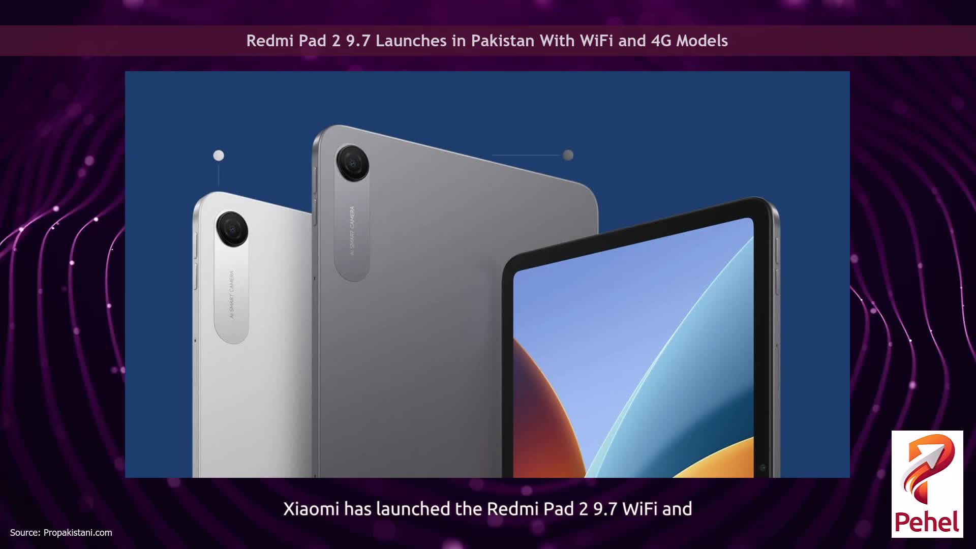 Redmi Pad 2 9.7 Launches in Pakistan With WiFi and 4G Models