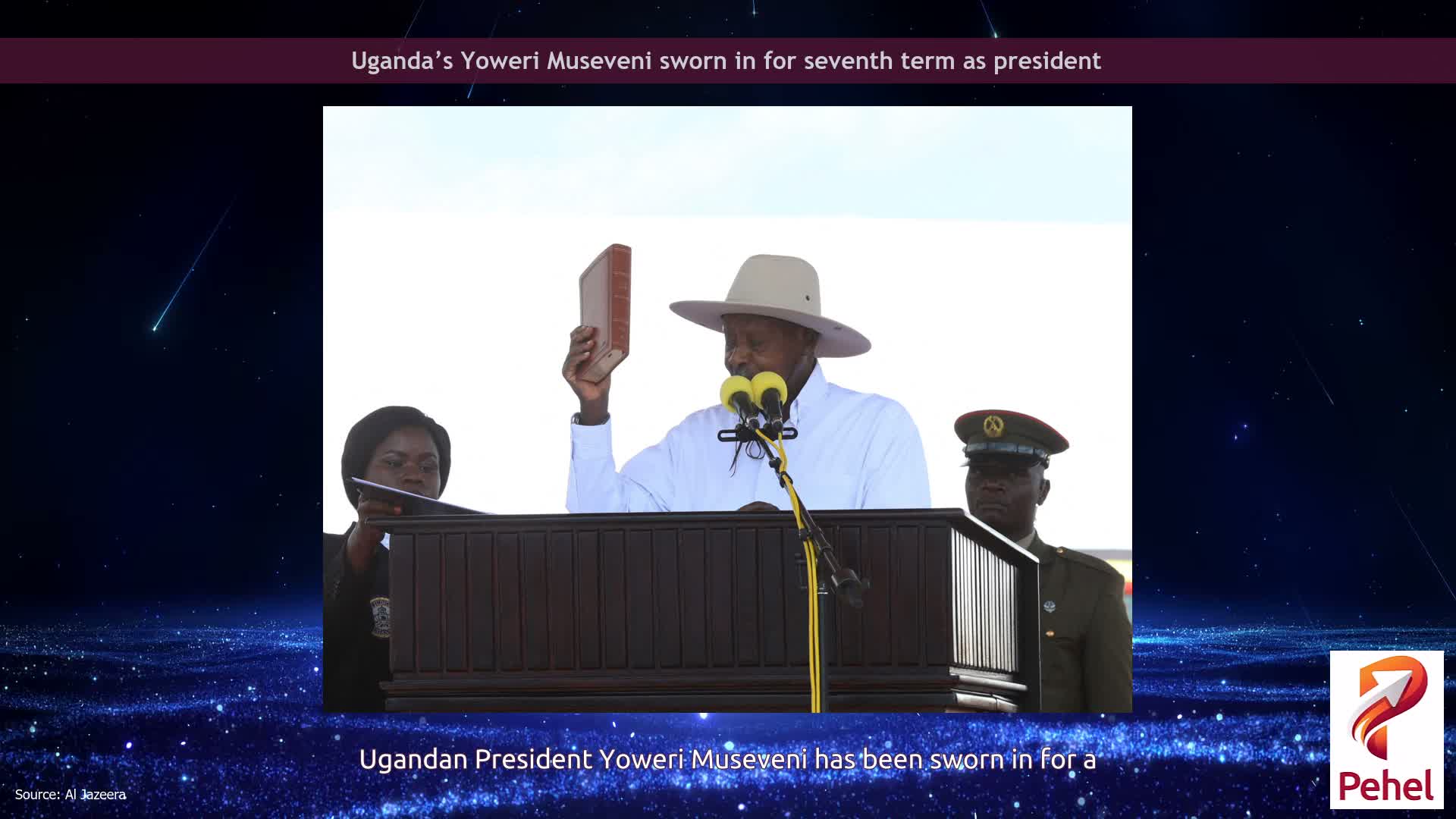 Uganda’s Yoweri Museveni sworn in for seventh term as president