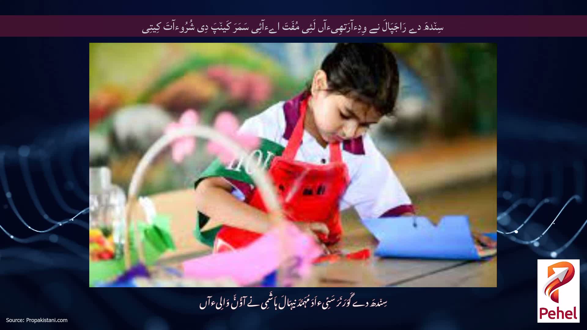 سِن٘دھَ دے رَاجَپَالَ نے وِدِءآرَتھِیءآں لَئِی مُفَتَ اےءآئِی سَمَرَ کَین٘پَ دِی شُرُوءآتَ کِیتِی
