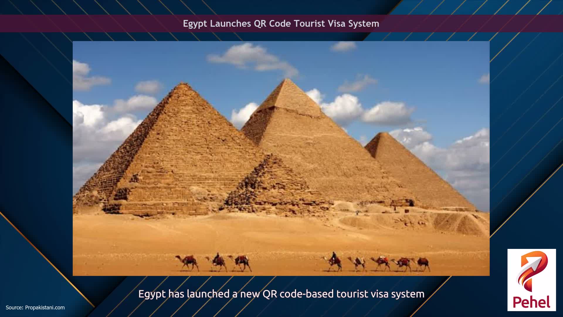 Egypt Launches QR Code Tourist Visa System