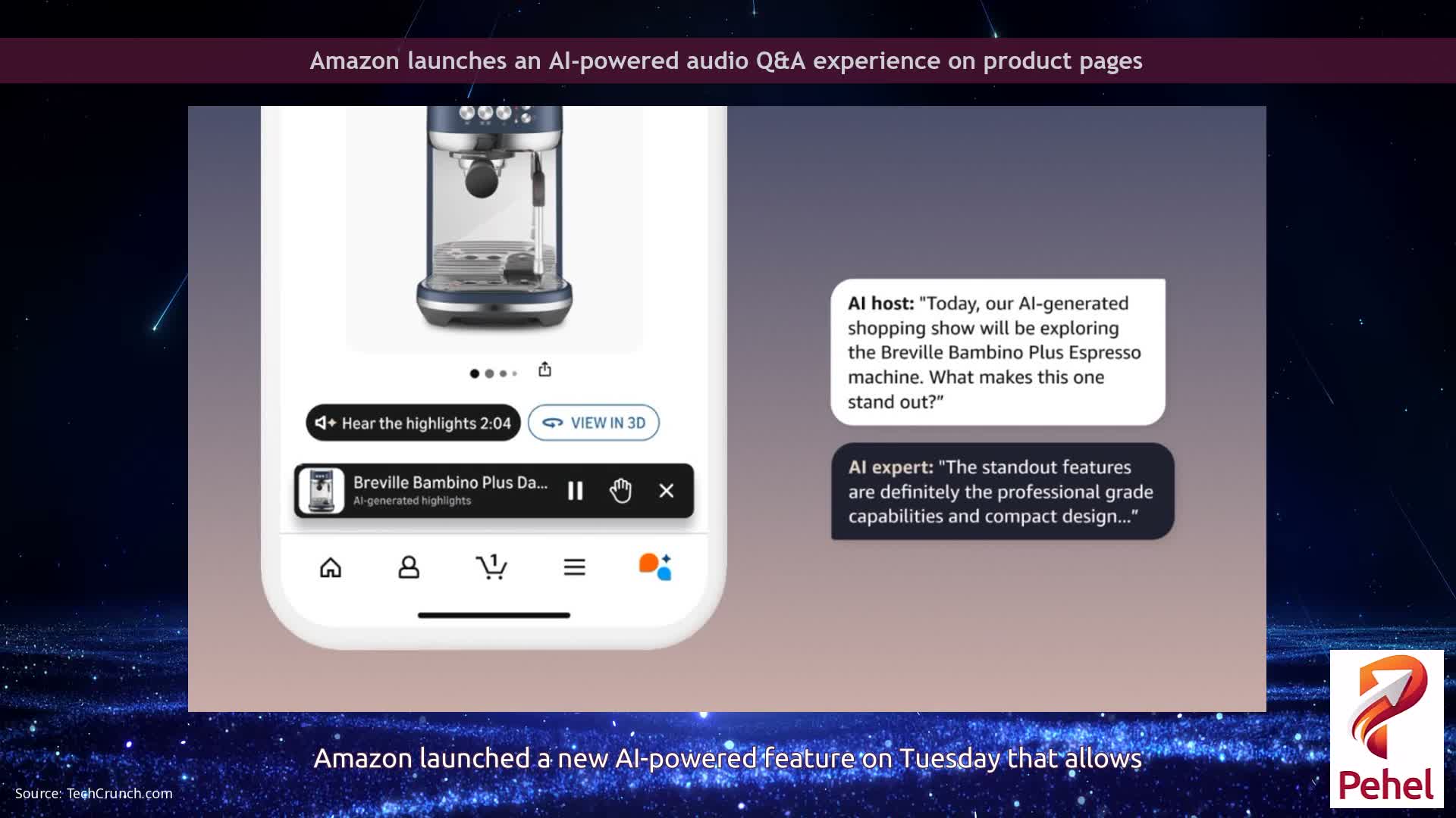 Amazon launches an AI-powered audio Q&A experience on product pages