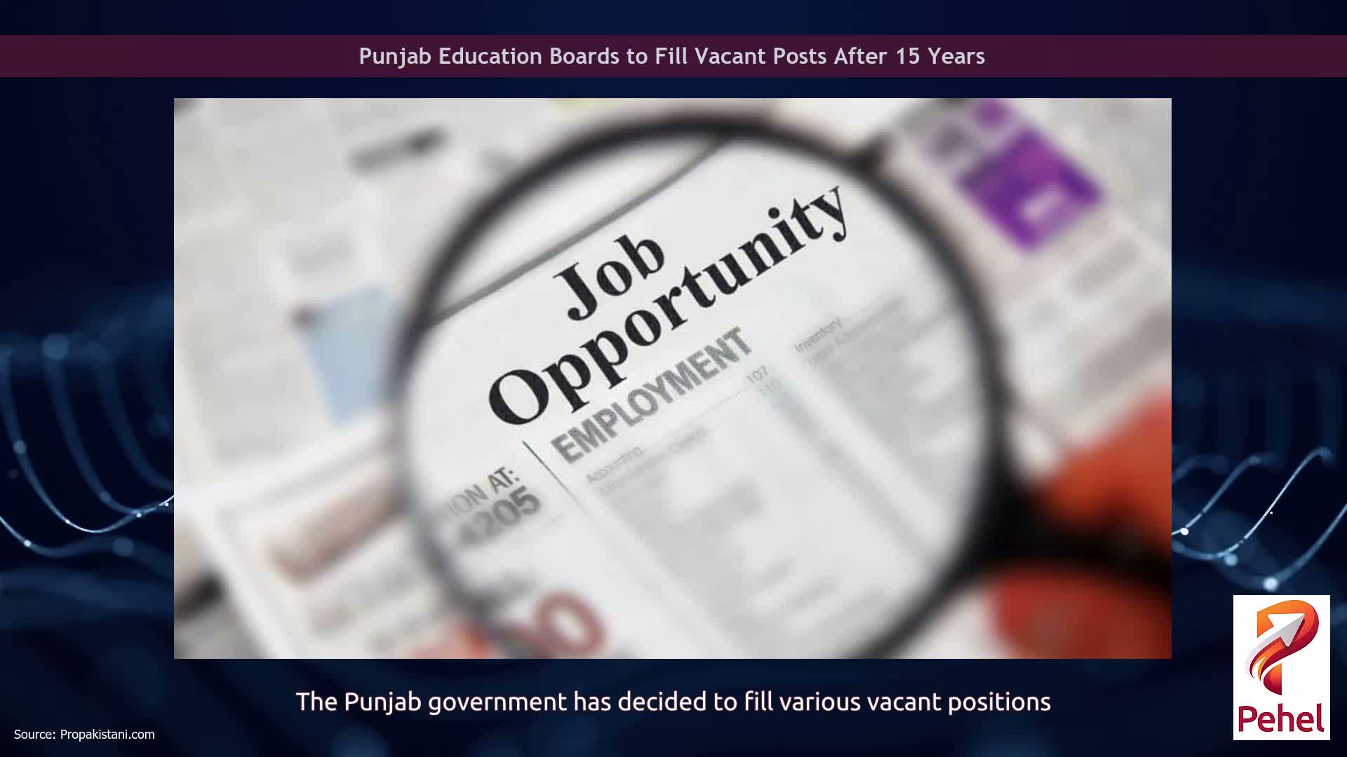 Punjab Education Boards to Fill Vacant Posts After 15 Years