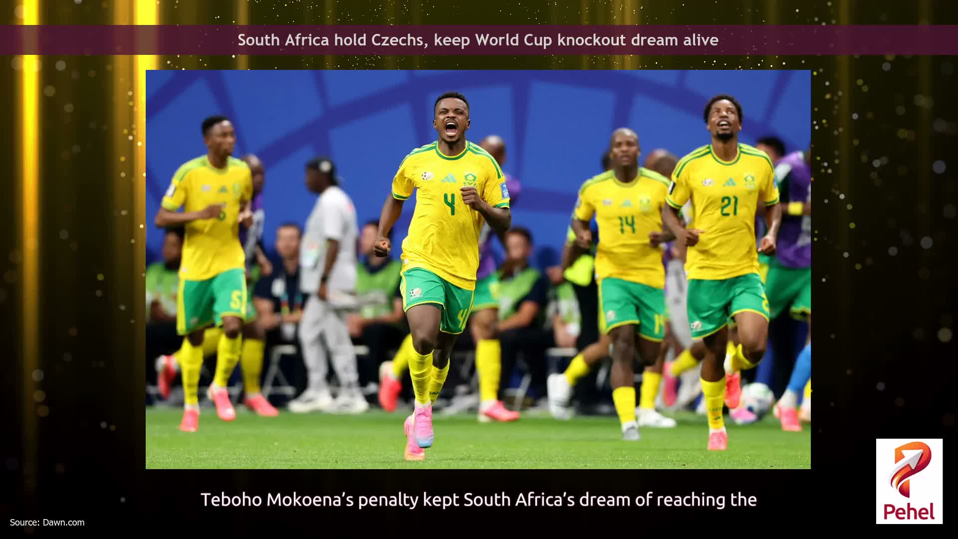 South Africa hold Czechs, keep World Cup knockout dream alive