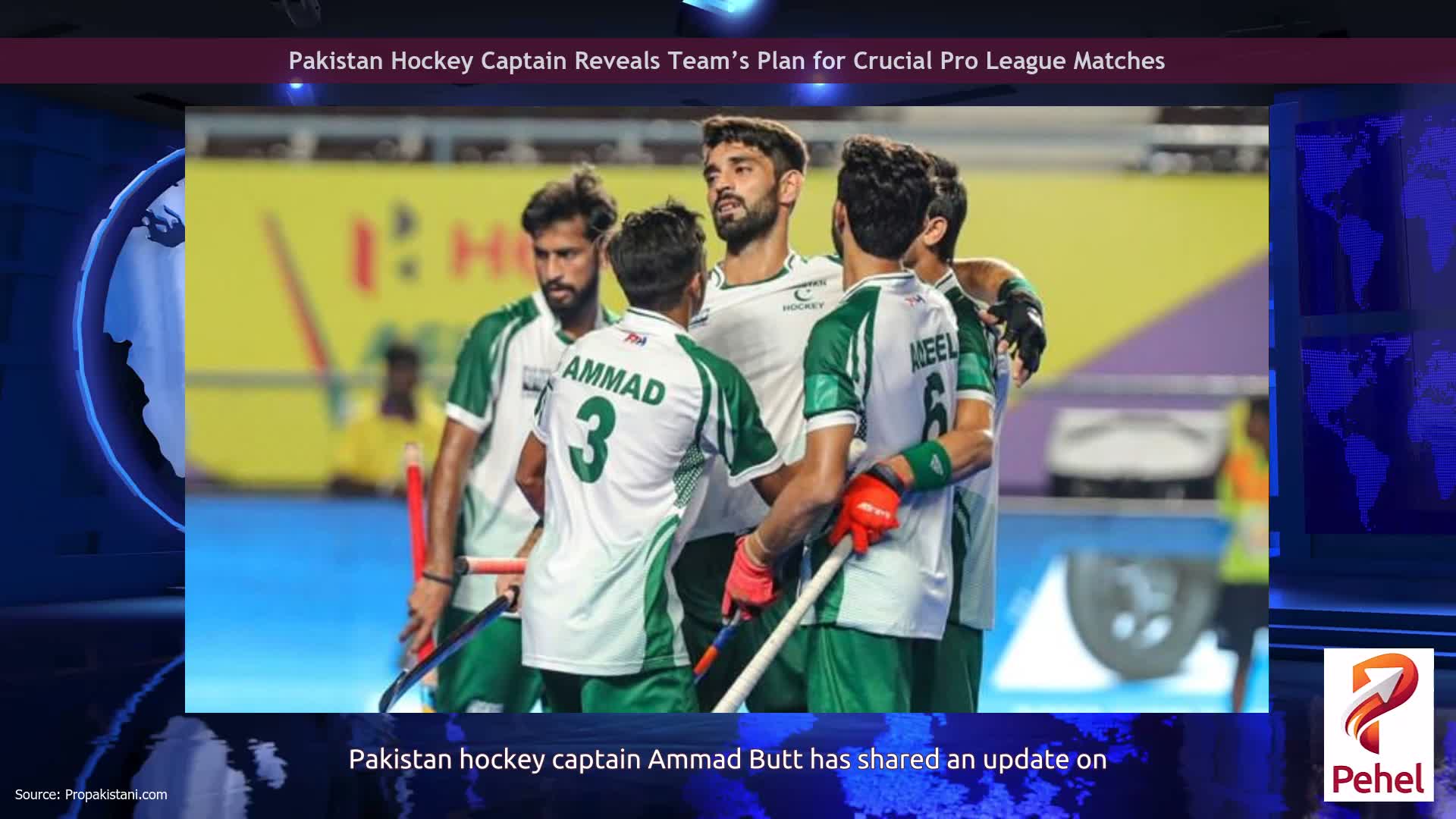 Pakistan Hockey Captain Reveals Team’s Plan for Crucial Pro League Matches