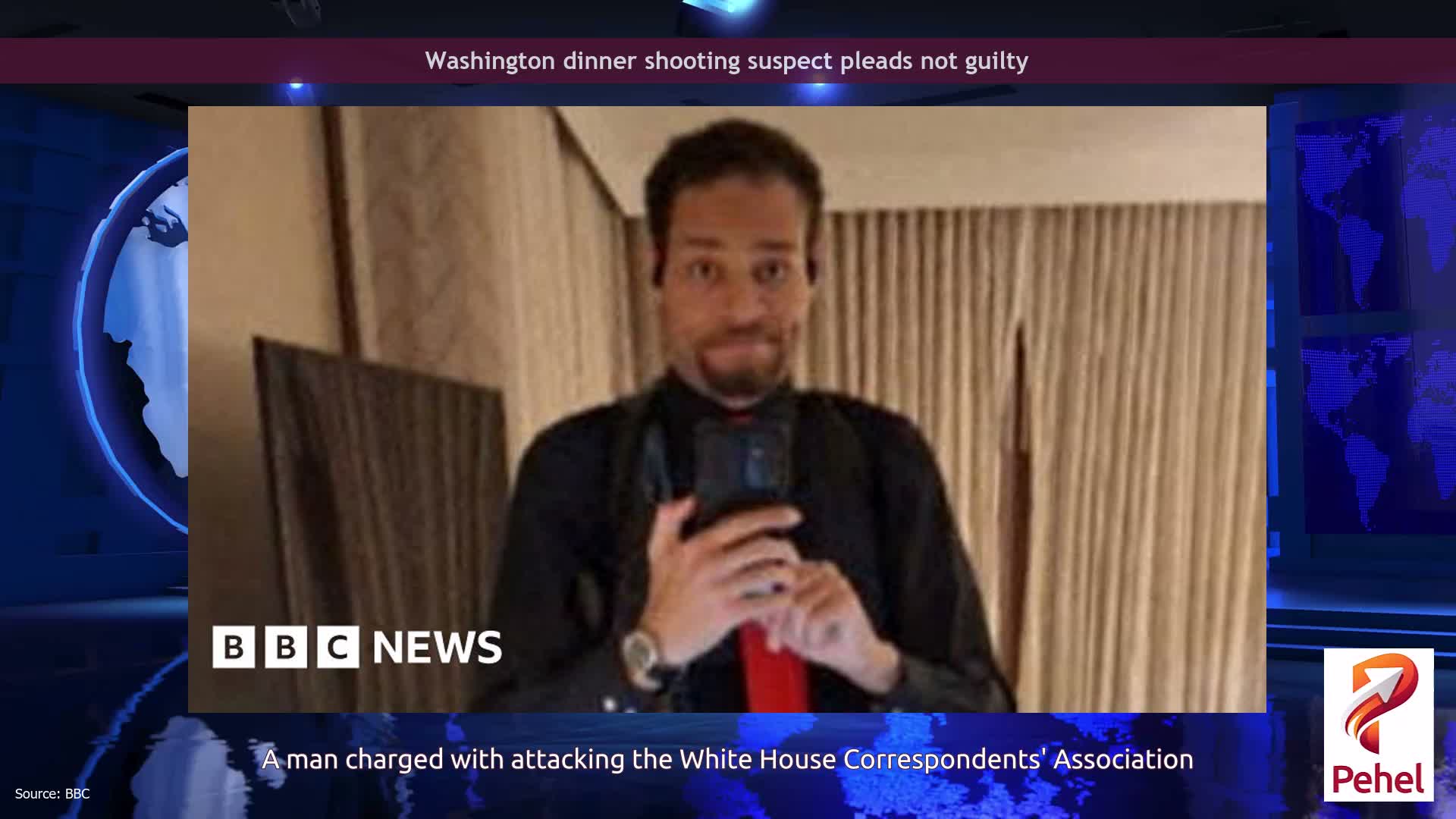 Washington dinner shooting suspect pleads not guilty