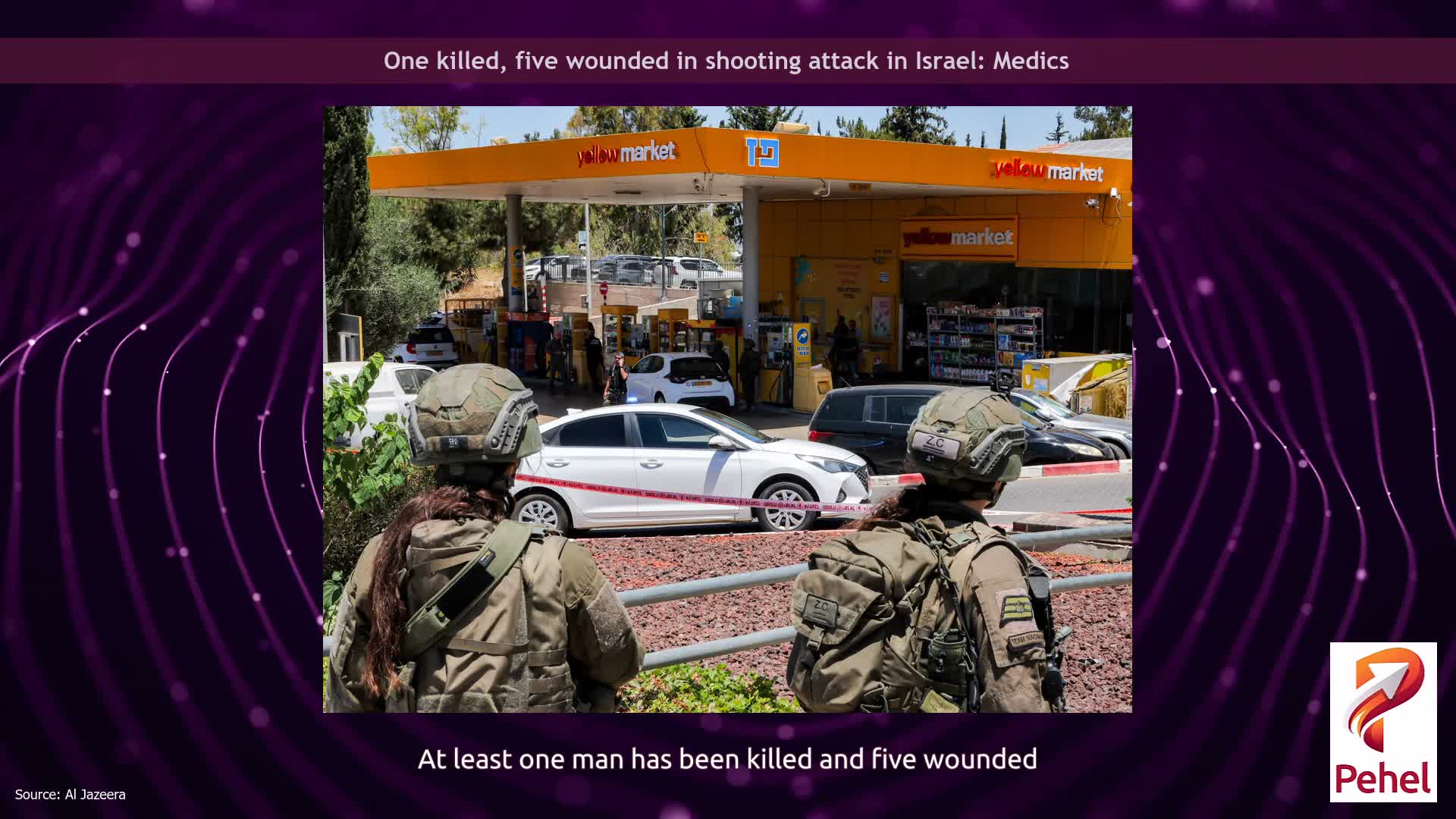 One killed, five wounded in shooting attack in Israel: Medics