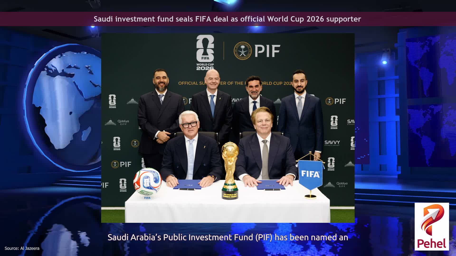 Saudi investment fund seals FIFA deal as official World Cup 2026 supporter