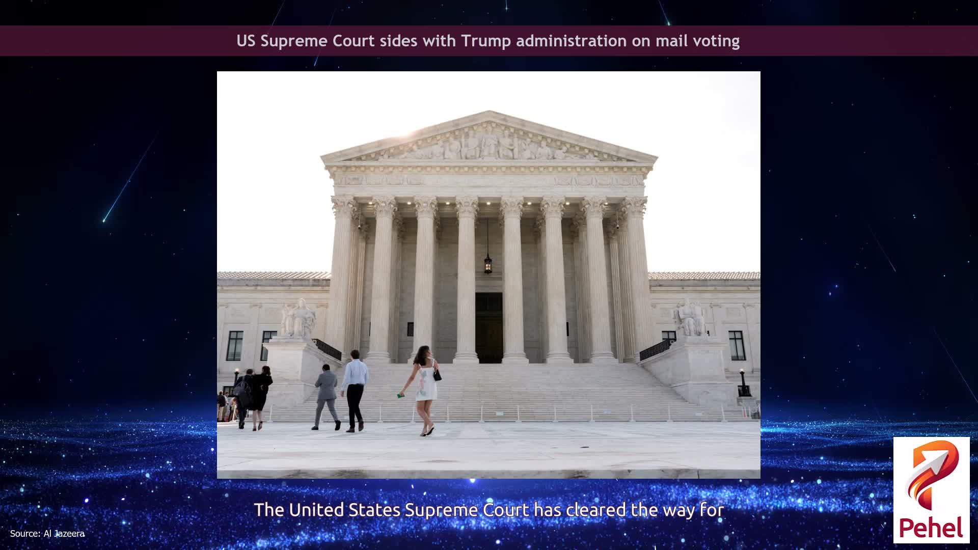 US Supreme Court sides with Trump administration on mail voting