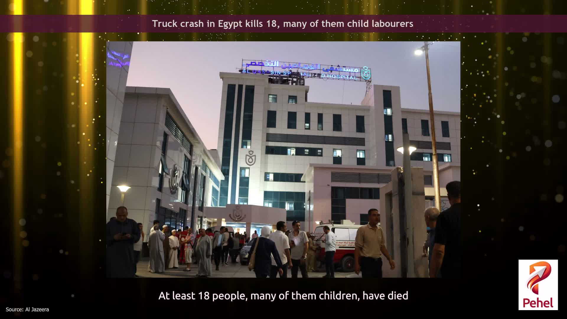 Truck crash in Egypt kills 18, many of them child labourers