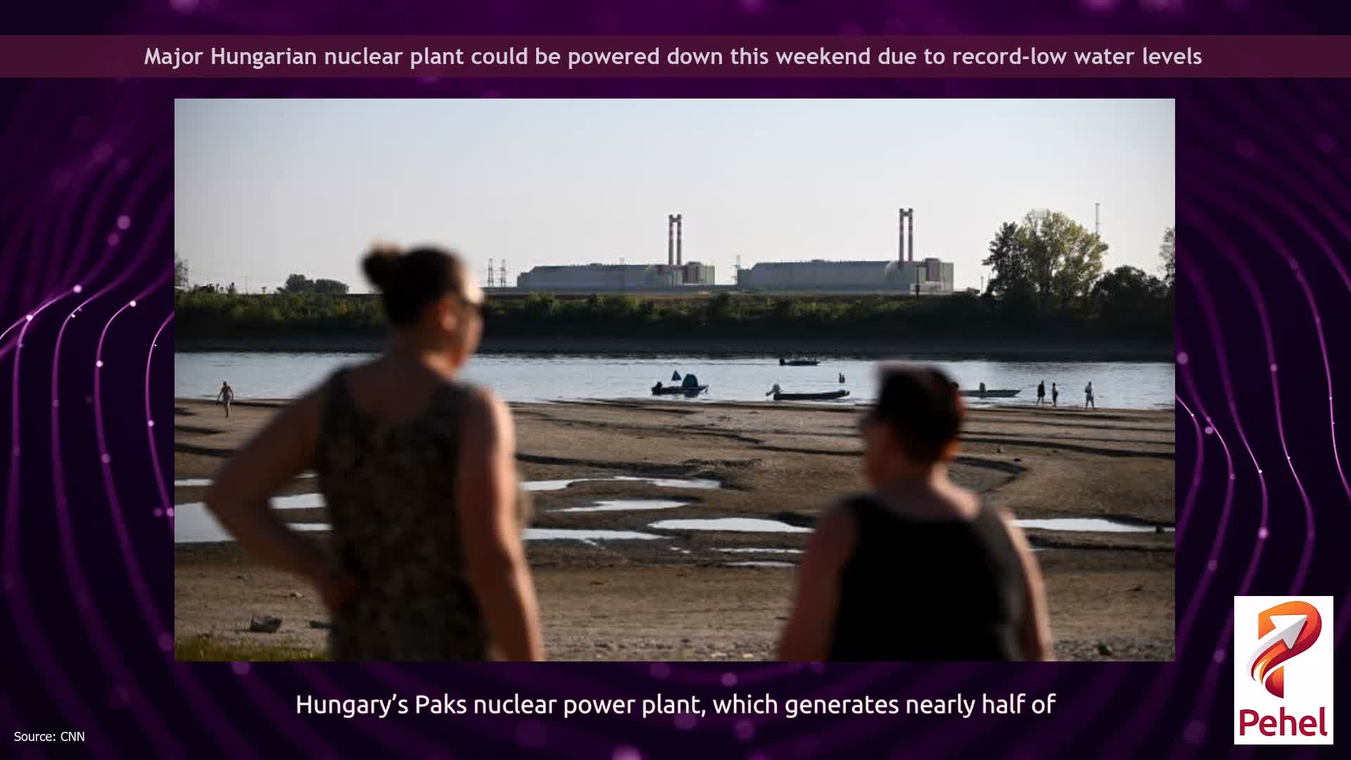 Major Hungarian nuclear plant could be powered down this weekend due to record-low water levels