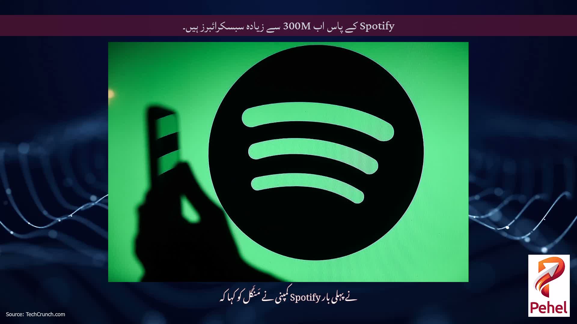 Spotify کے پاس اب 300M سے زیادہ سبسکرائبرز ہیں۔
