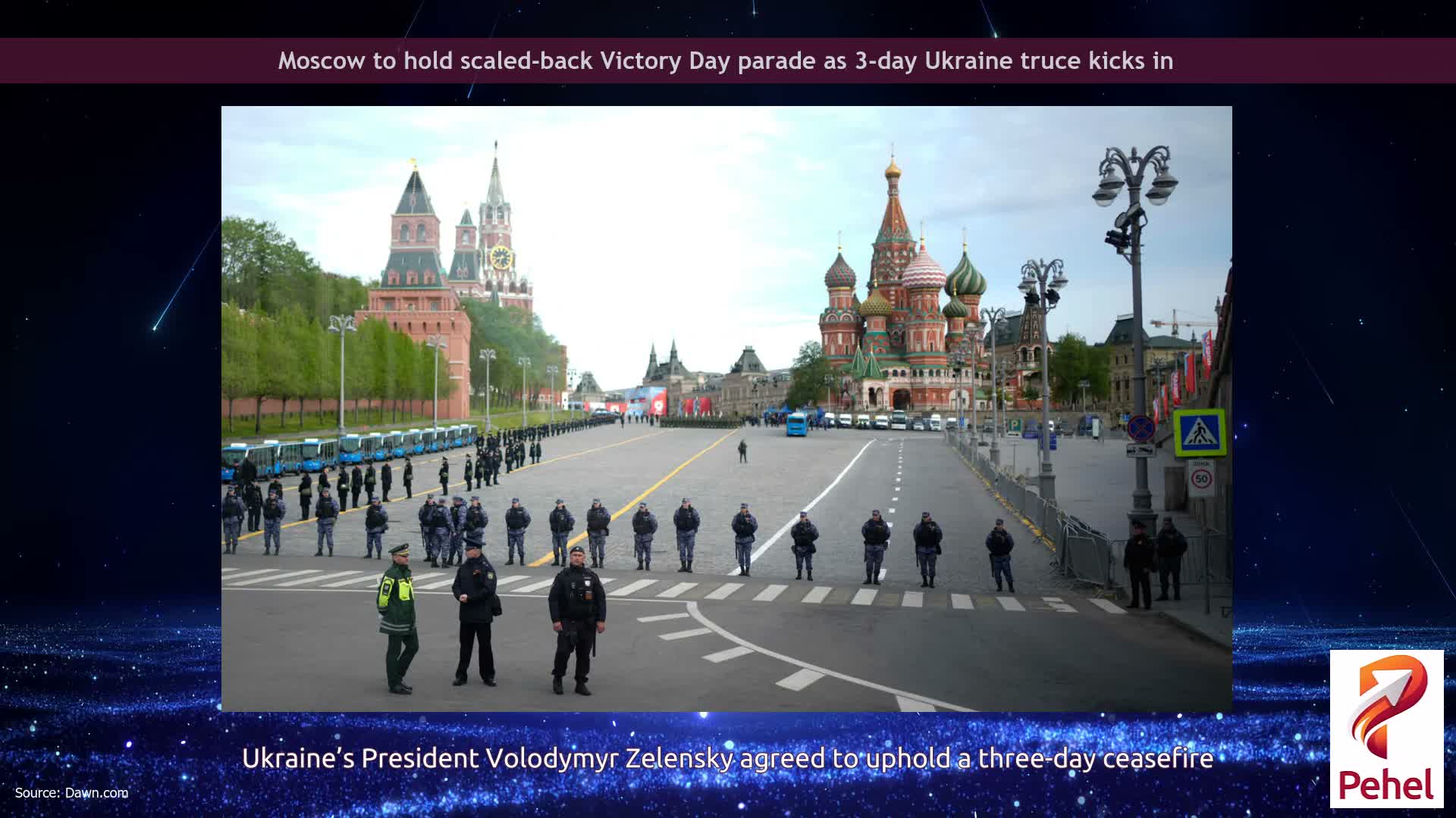Moscow to hold scaled-back Victory Day parade as 3-day Ukraine truce kicks in