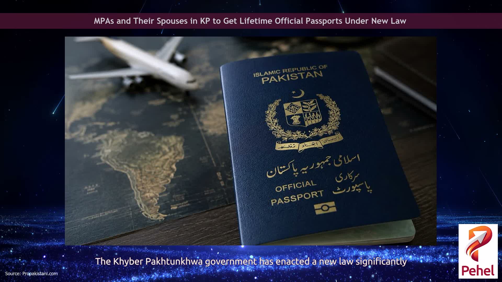 MPAs and Their Spouses in KP to Get Lifetime Official Passports Under New Law