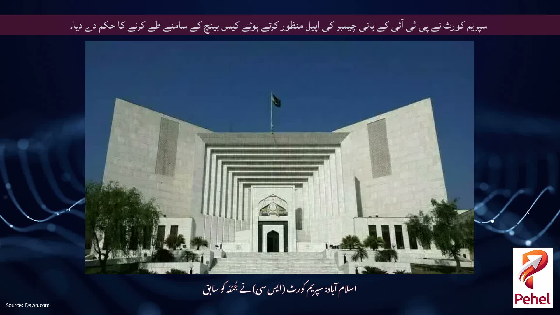 سپریم کورٹ نے پی ٹی آئی کے بانی چیمبر کی اپیل منظور کرتے ہوئے کیس بینچ کے سامنے طے کرنے کا حکم دے دیا۔