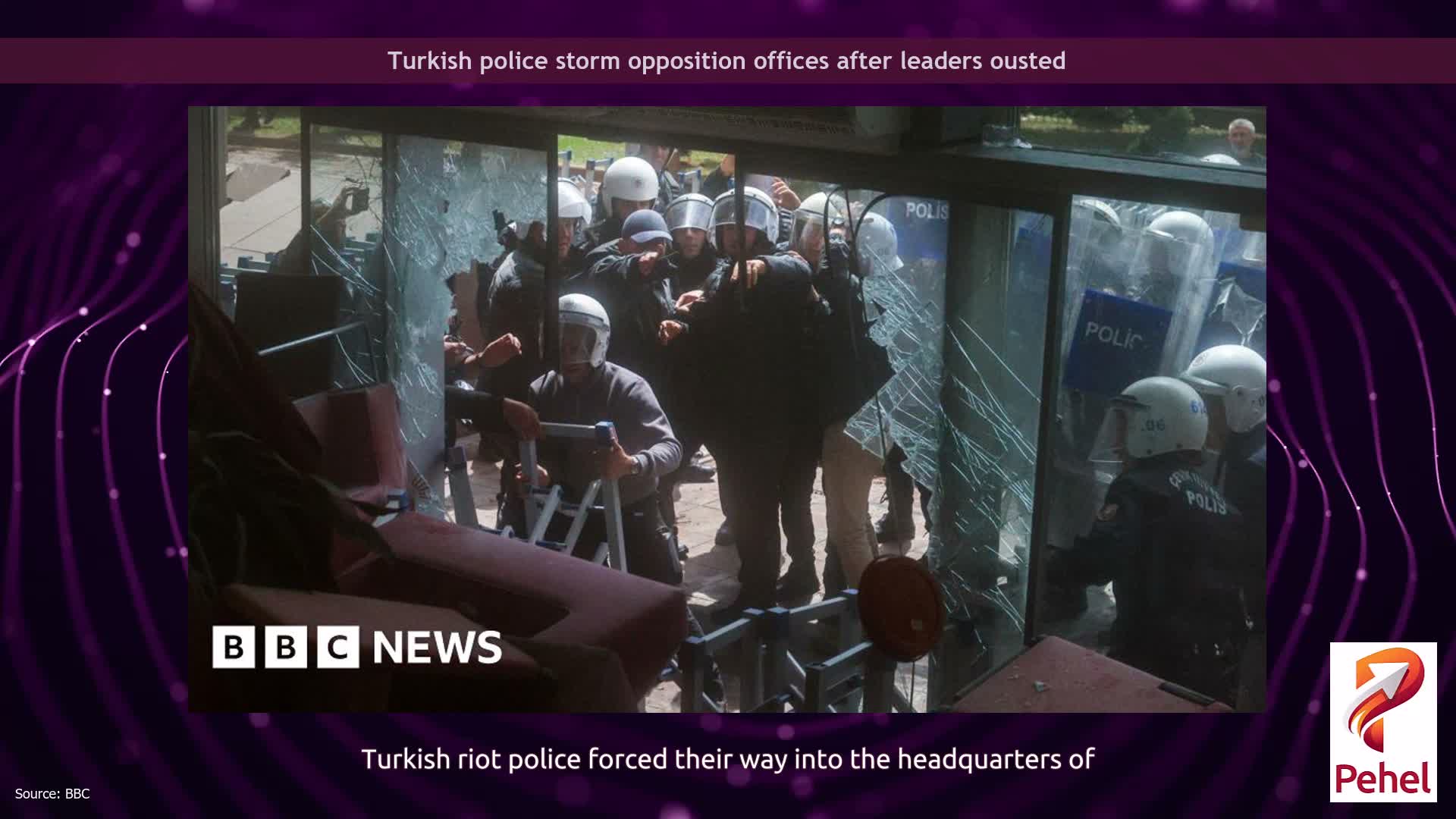 Turkish police storm opposition offices after leaders ousted