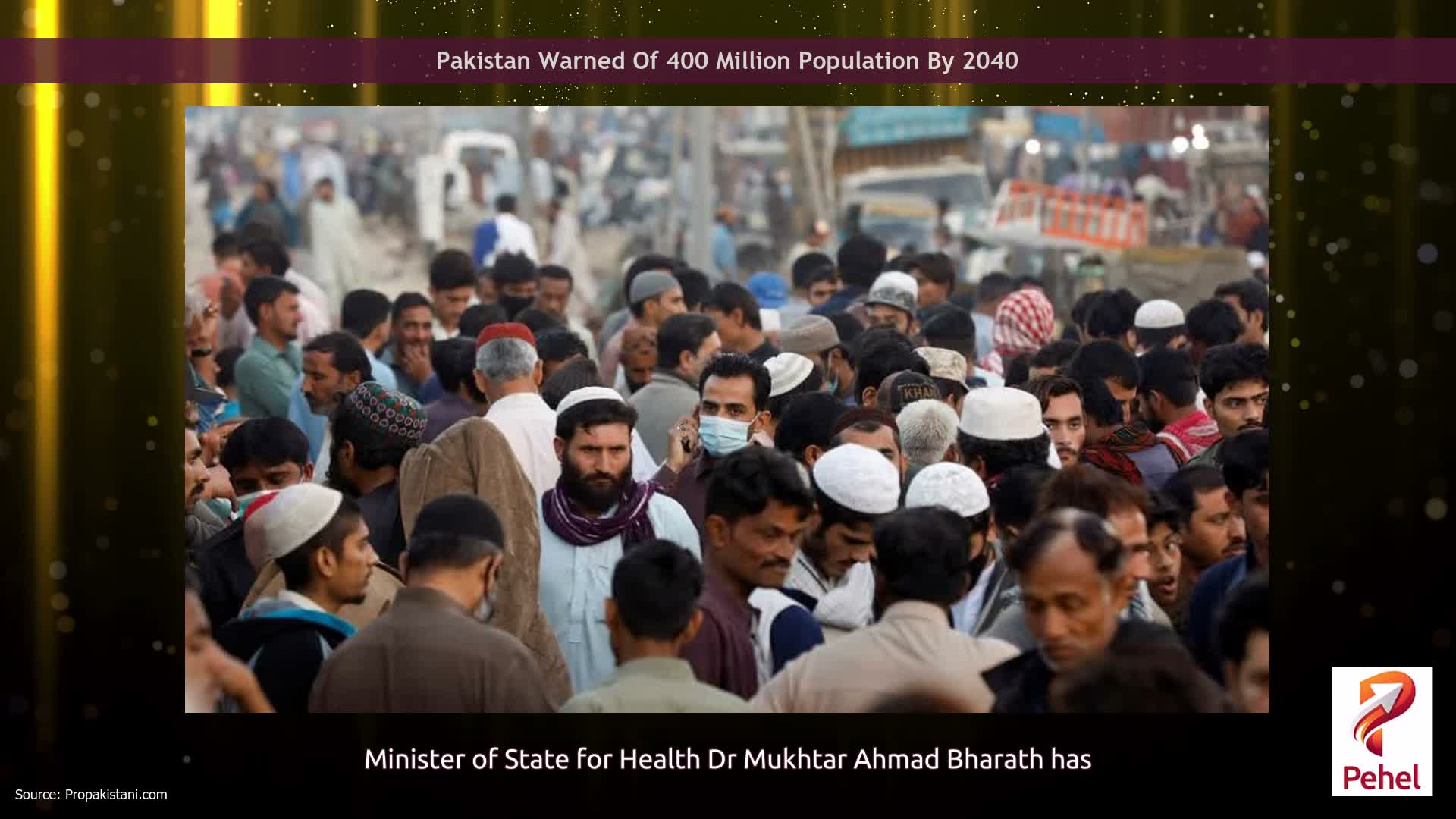 Pakistan Warned Of 400 Million Population By 2040