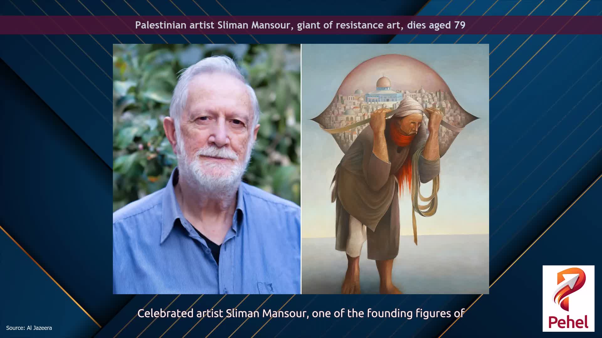 Palestinian artist Sliman Mansour, giant of resistance art, dies aged 79