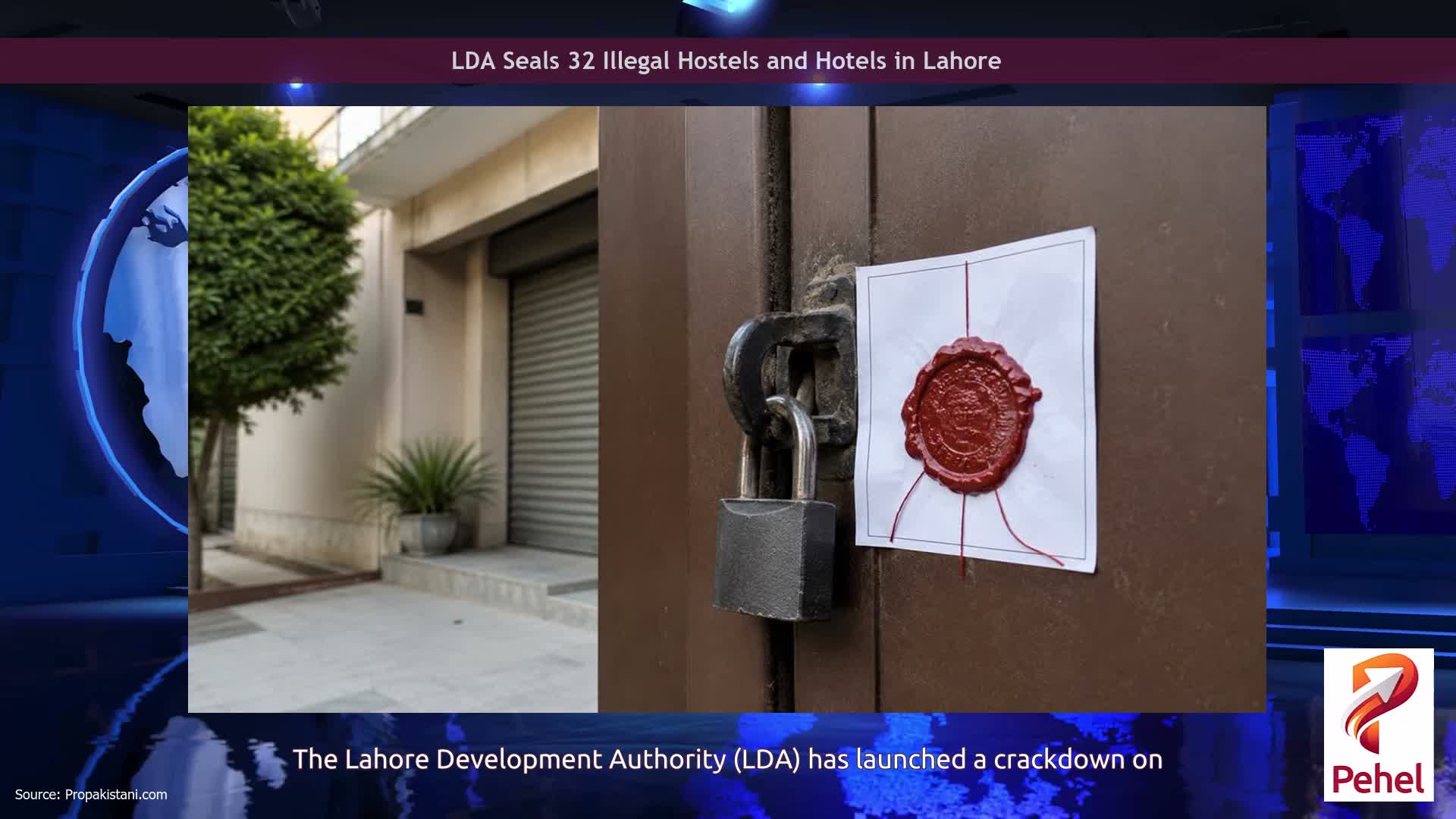 LDA Seals 32 Illegal Hostels and Hotels in Lahore