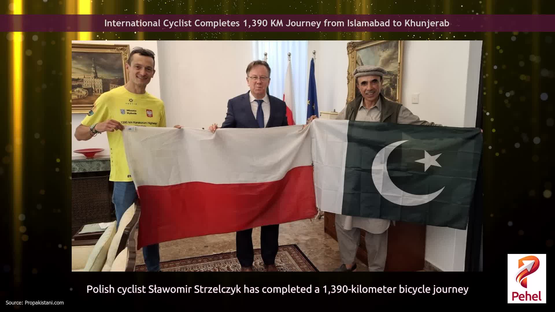 International Cyclist Completes 1,390 KM Journey from Islamabad to Khunjerab