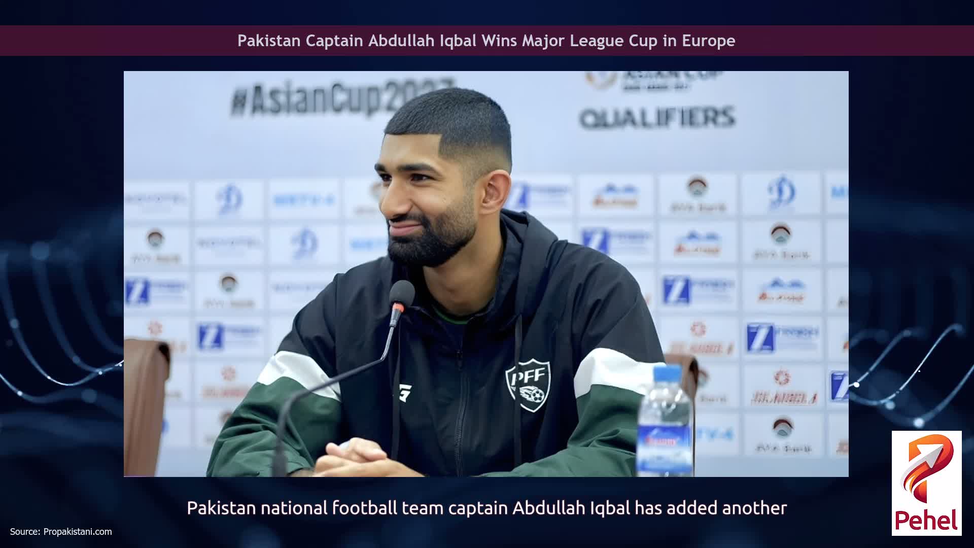 Pakistan Captain Abdullah Iqbal Wins Major League Cup in Europe