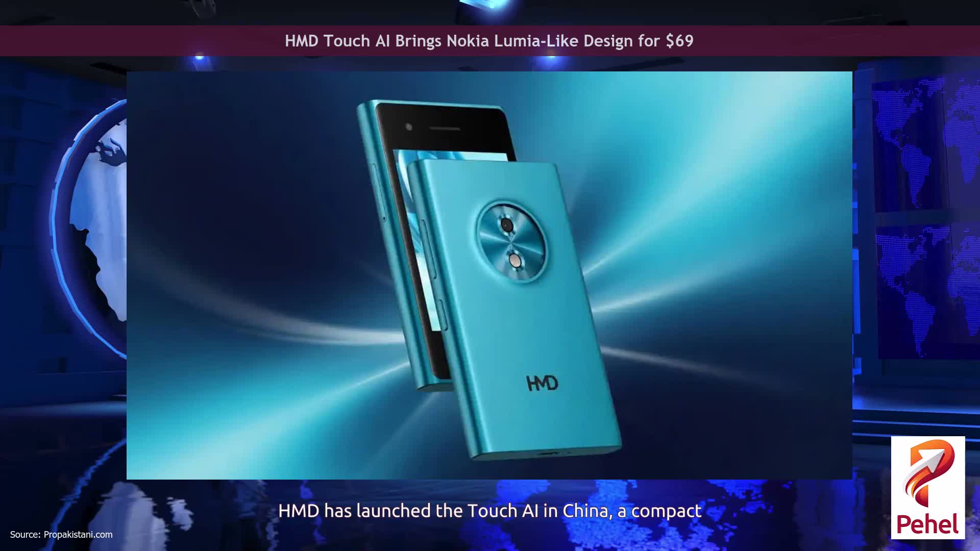HMD Touch AI Brings Nokia Lumia-Like Design for $69