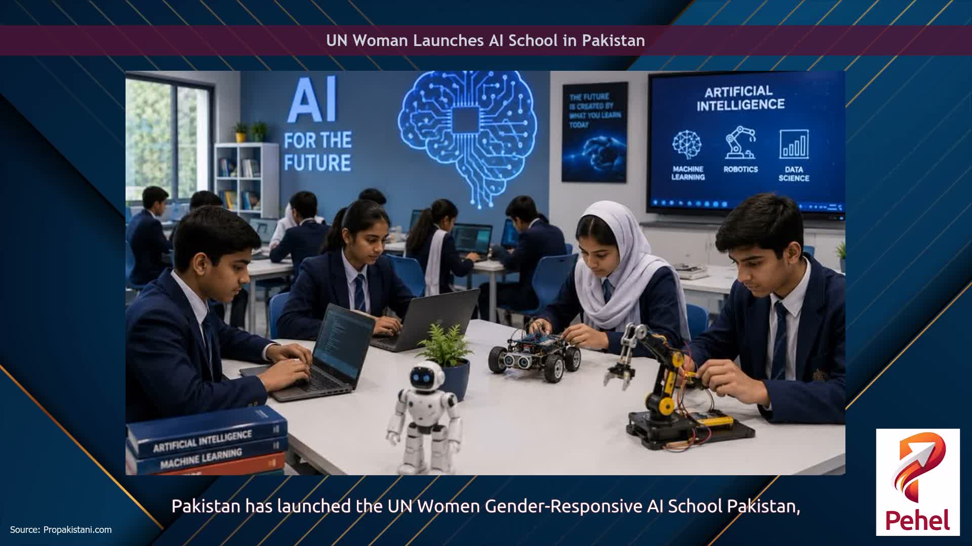 UN Woman Launches AI School in Pakistan