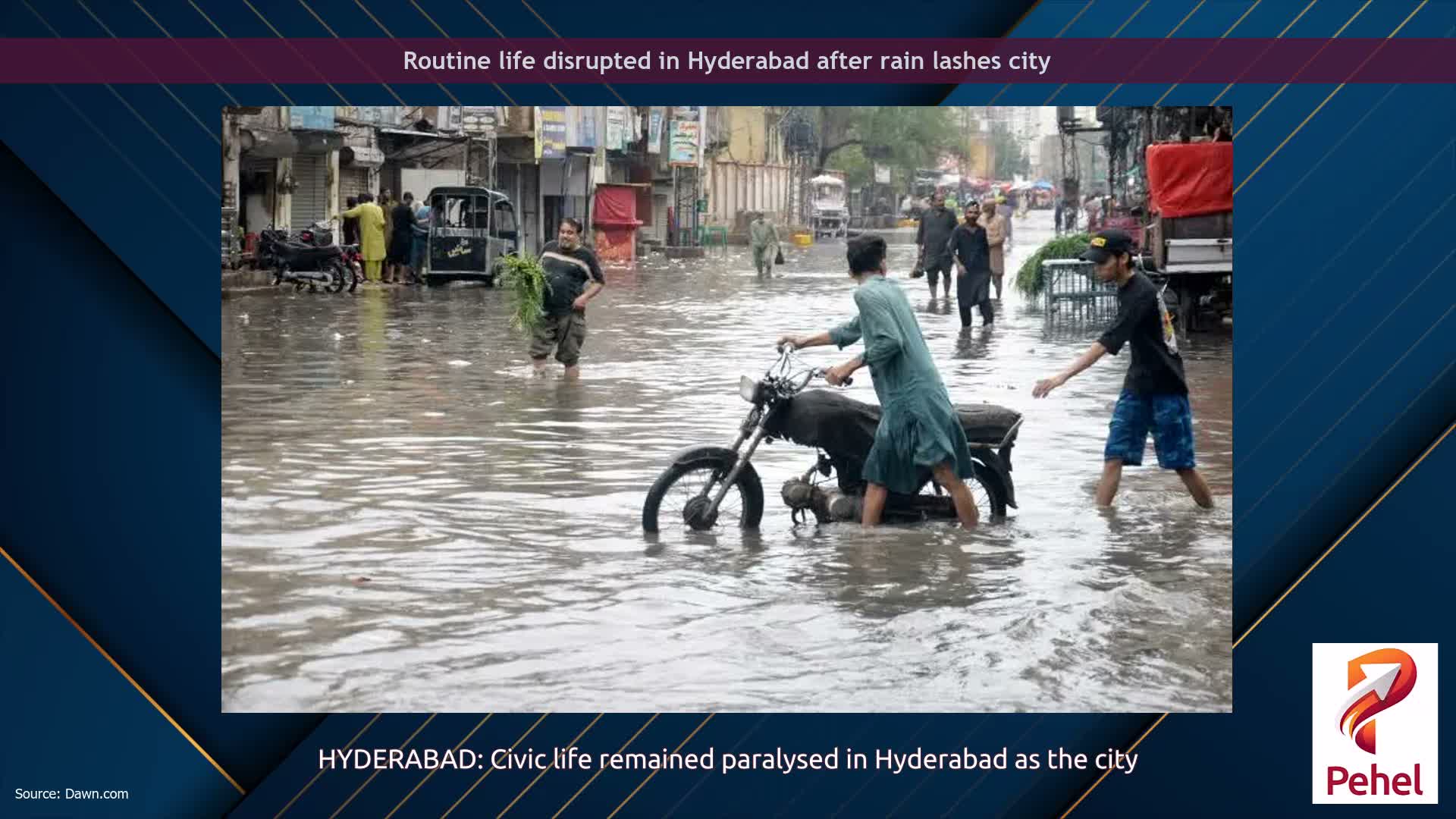 Routine life disrupted in Hyderabad after rain lashes city