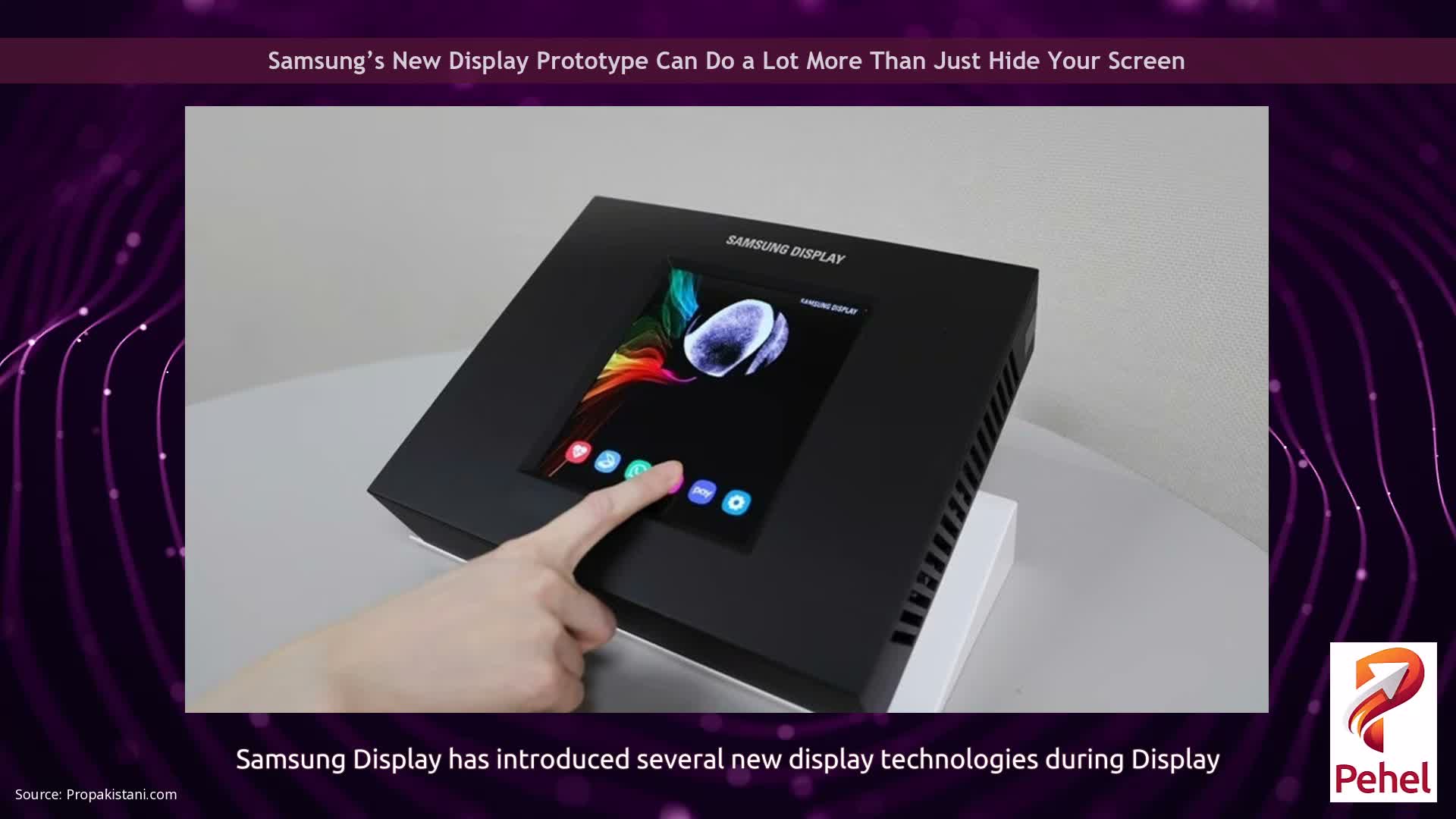 Samsung’s New Display Prototype Can Do a Lot More Than Just Hide Your Screen