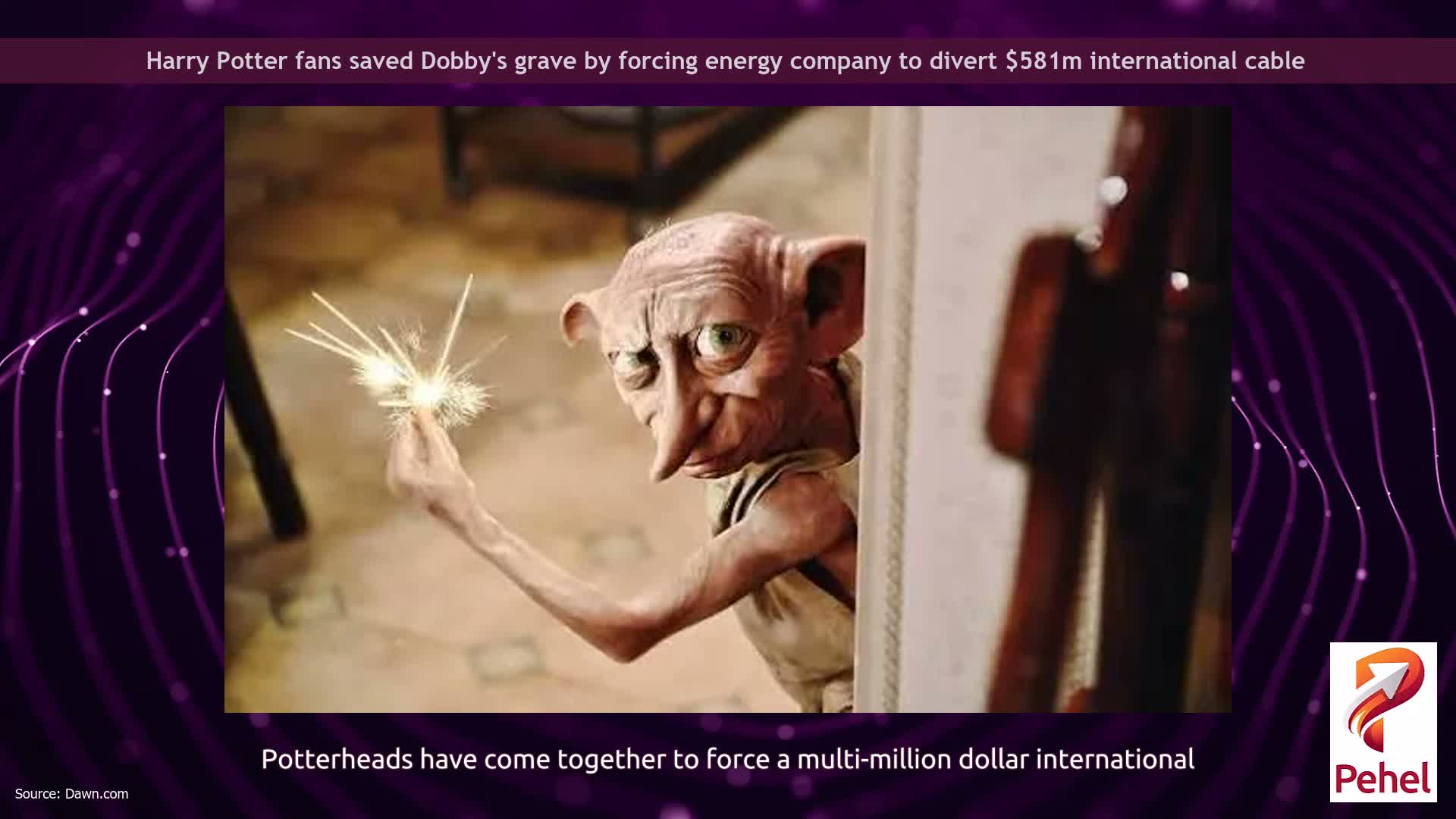 Harry Potter fans saved Dobby's grave by forcing energy company to divert $581m international cable