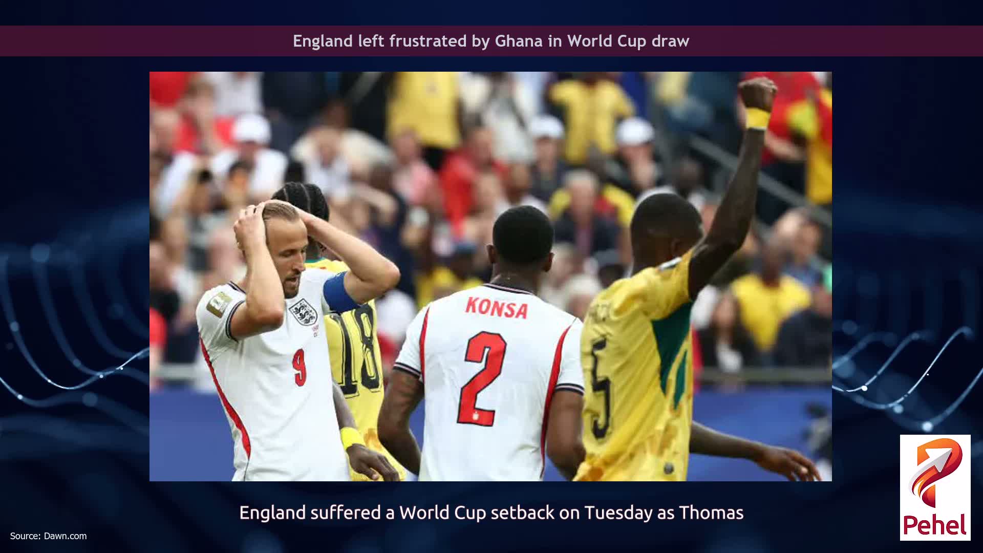 England left frustrated by Ghana in World Cup draw